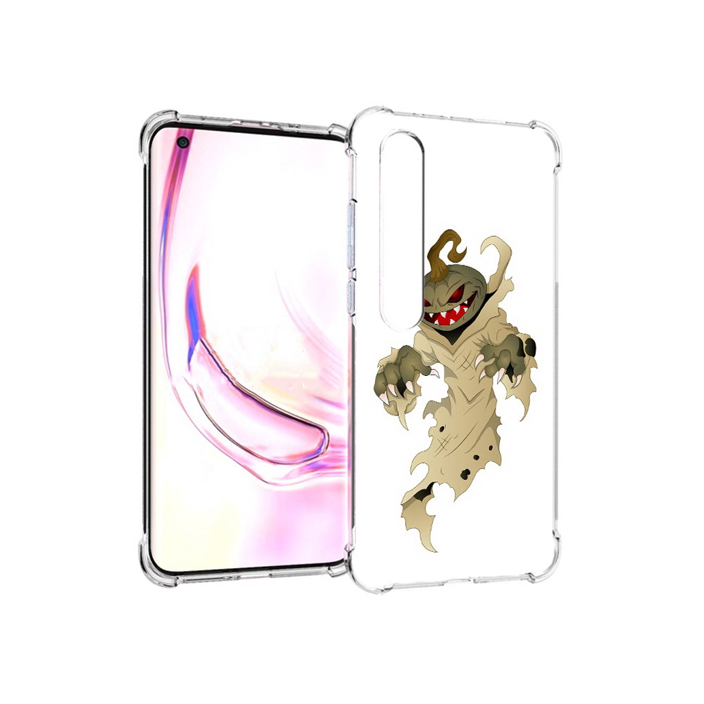 

Чехол MyPads Tocco для Xiaomi Mi 10 Pro призрак хэллоуина (PT144585.295.555), Прозрачный, Tocco