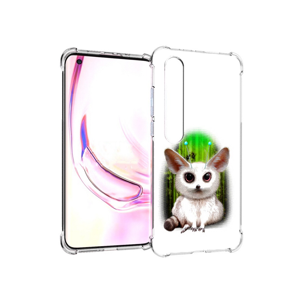 

Чехол MyPads Tocco для Xiaomi Mi 10 Pro пушистое животное (PT144585.295.560), Прозрачный, Tocco