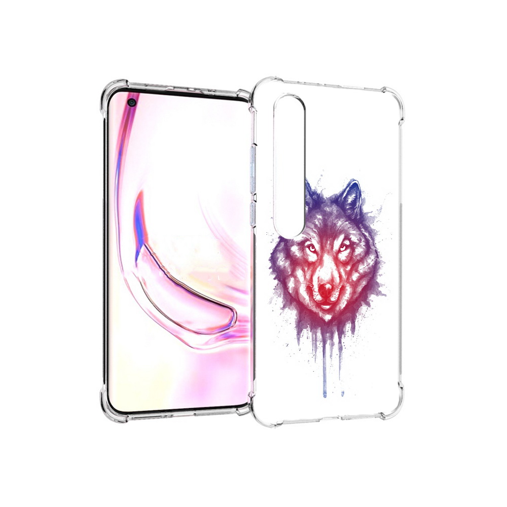 

Чехол MyPads Tocco для Xiaomi Mi 10 Pro пушистый волк (PT144585.295.561), Прозрачный, Tocco