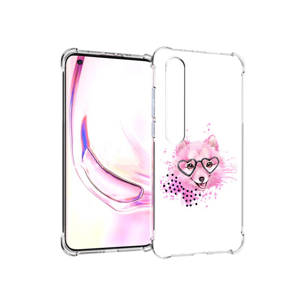 

Чехол MyPads Tocco для Xiaomi Mi 10 Pro розовый волченок (PT144585.295.585), Прозрачный, Tocco