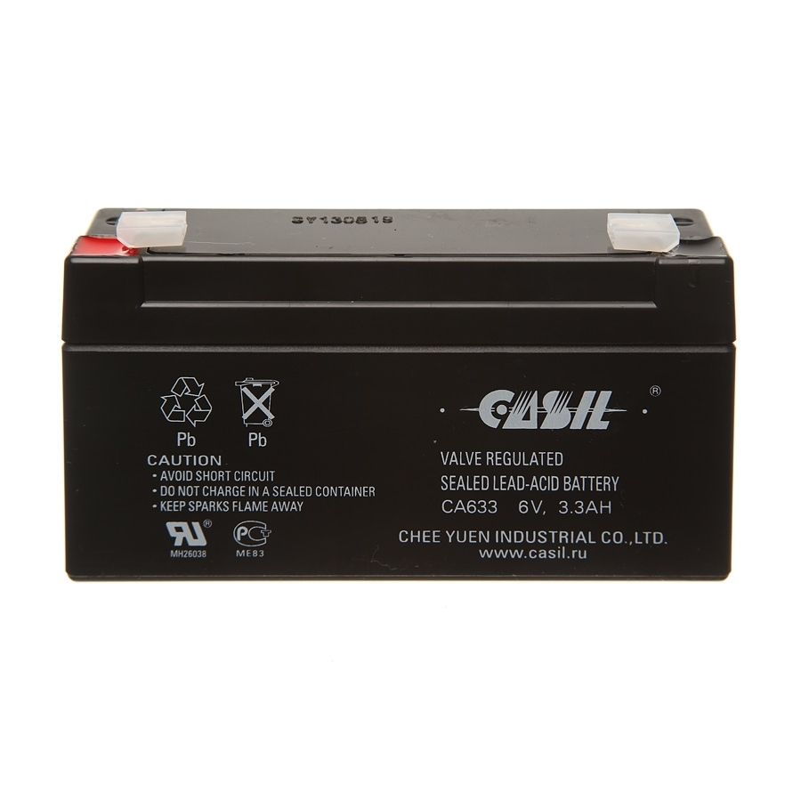 Свинцово-кислотный аккумулятор CASIL CA 633 6В 3.3Ач