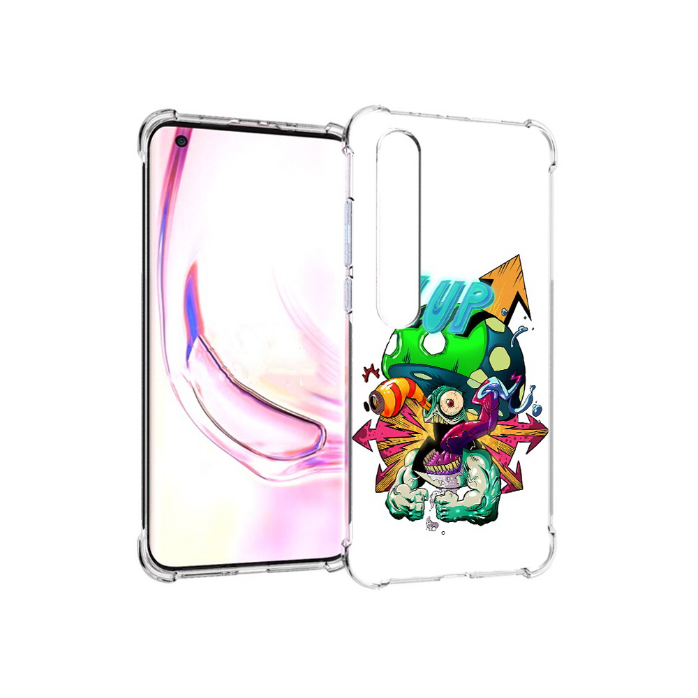 

Чехол MyPads Tocco для Xiaomi Mi 10 Pro сильный гриб абстракция (PT144585.295.599), Прозрачный, Tocco