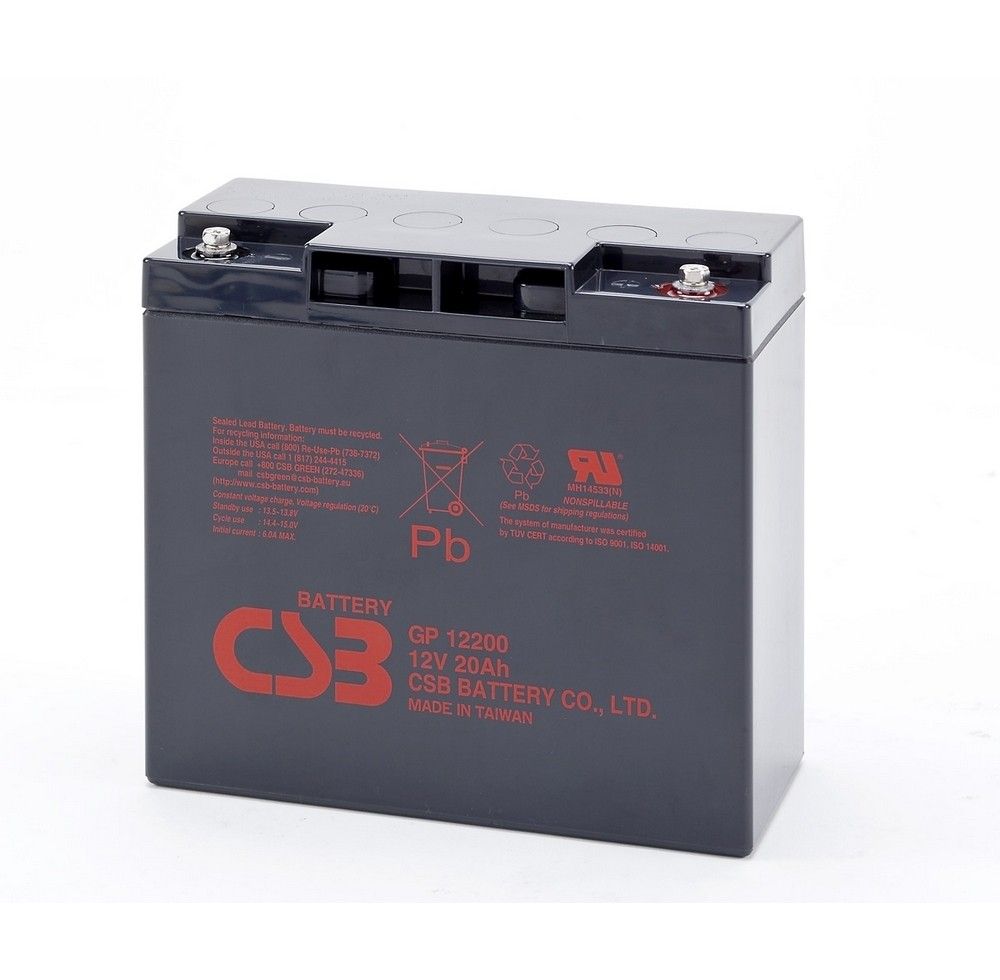 

Аккумулятор для ИБП CSB 20 А/ч 12 В (237)