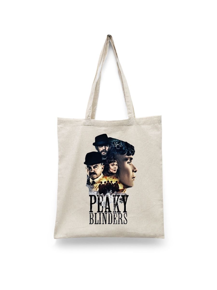 

Шоппер унисекс Каждому Своё Острые козырьки/Peaky Blinders SROK7, белый, Острые козырьки/Peaky Blinders SROK7
