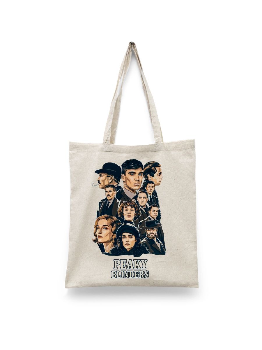 

Шоппер унисекс Каждому Своё Острые козырьки/Peaky Blinders SROK11, белый, Острые козырьки/Peaky Blinders SROK11