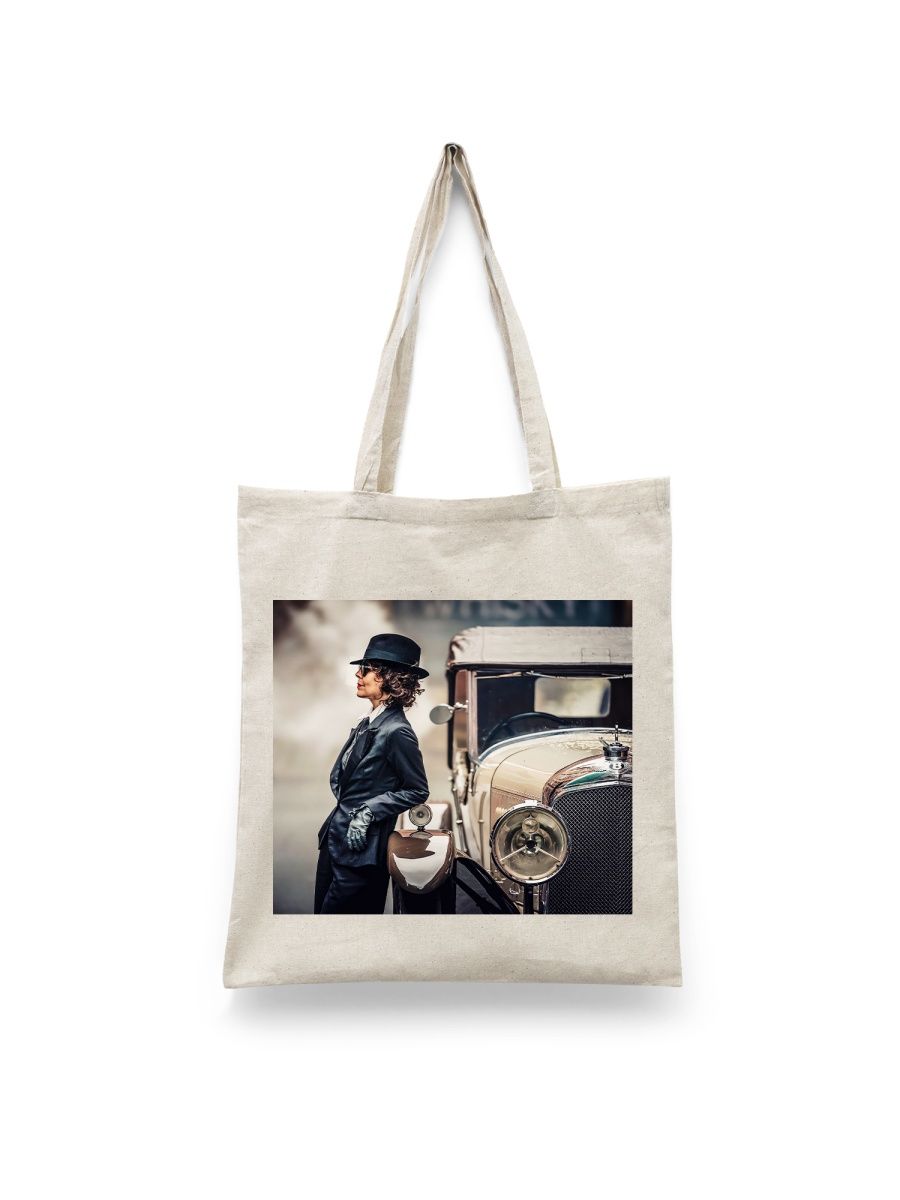 

Шоппер унисекс Каждому Своё Острые козырьки/Peaky Blinders SROK13, белый, Острые козырьки/Peaky Blinders SROK13