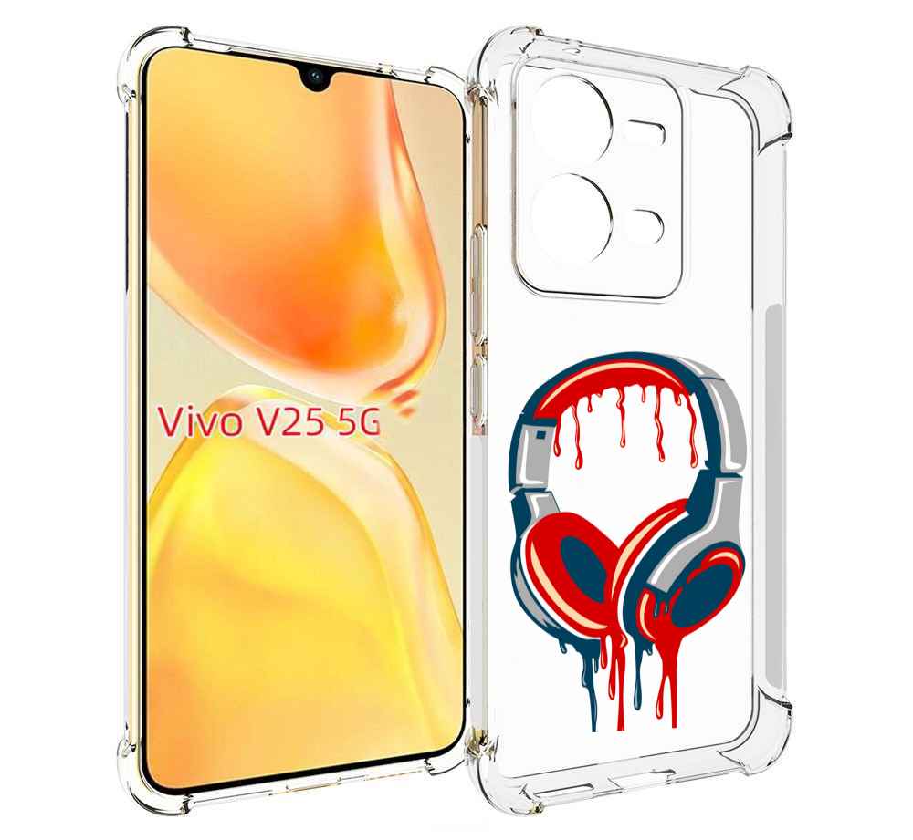 

Чехол MyPads не делай громко для Vivo V25 5G / V25e, Прозрачный, Tocco
