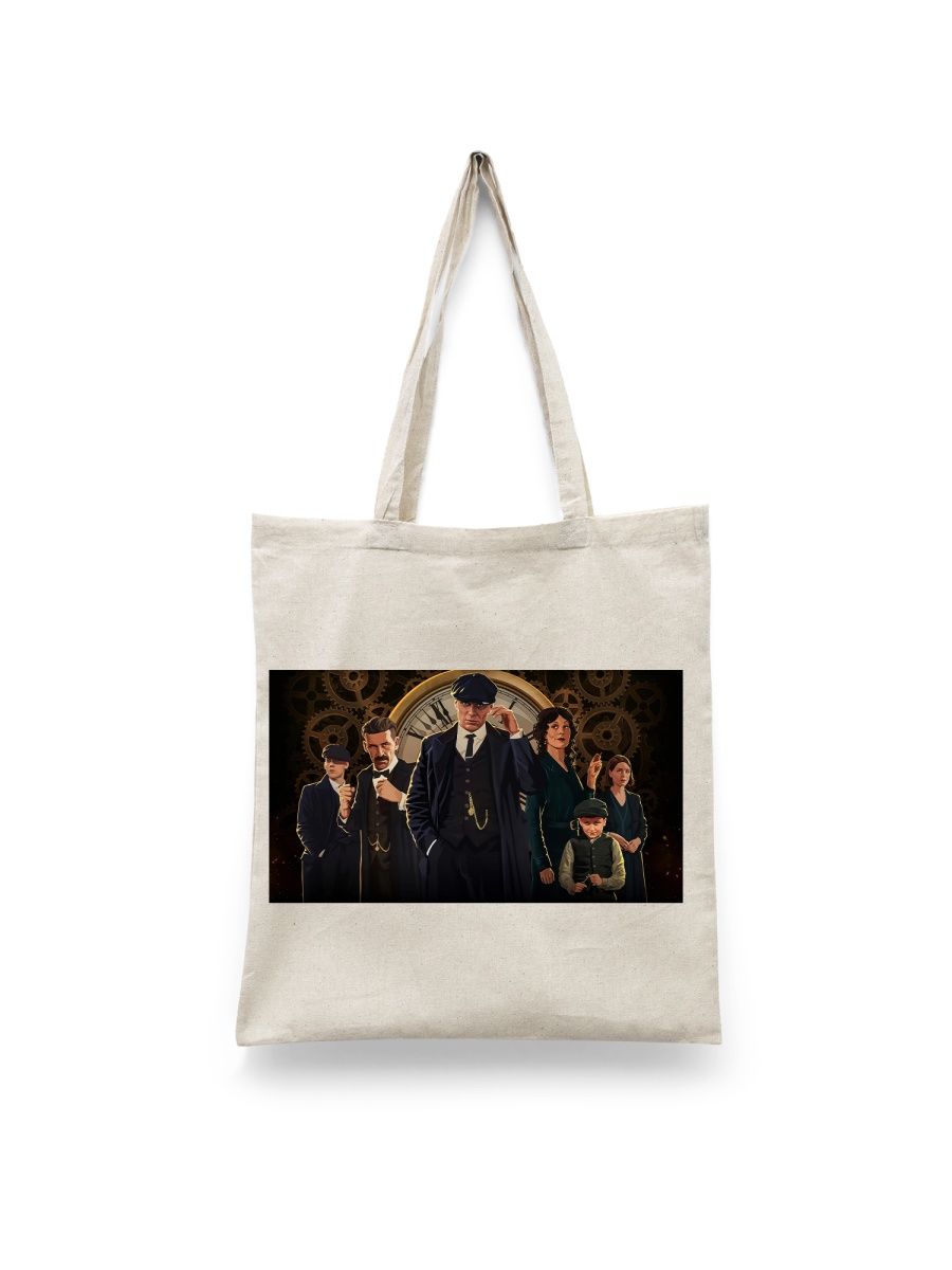 

Шоппер унисекс Каждому Своё Острые козырьки/Peaky Blinders SROK16, белый, Острые козырьки/Peaky Blinders SROK16
