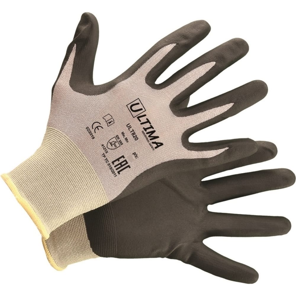 фото Ultima перчатки из смесовой пряжи с покр. из полимерполиуретана ult820/s