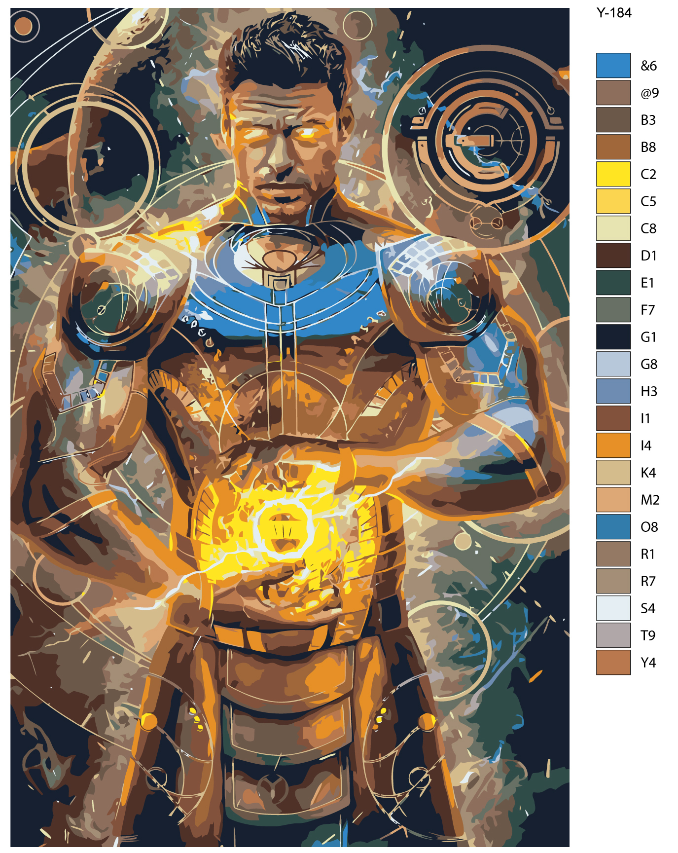 

Картина по номерам BRUSHES-PAINTS Y 184, Ричард Мэдден - Икарис . Вечные