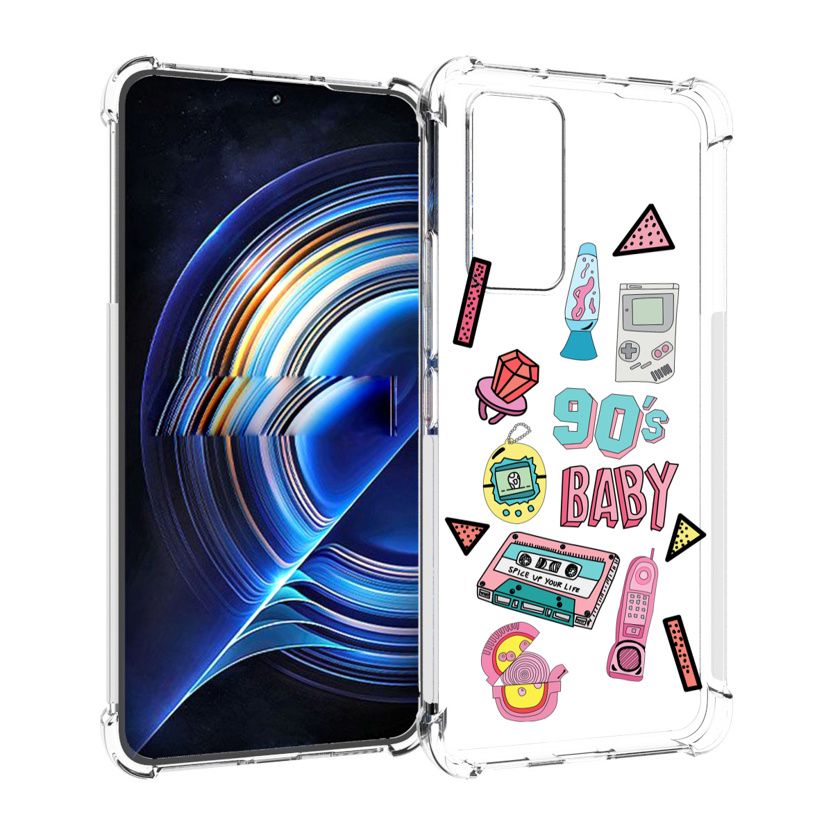 

Чехол MyPads гаджеты-90х для Tecno Camon 19 Neo, Прозрачный, Tocco