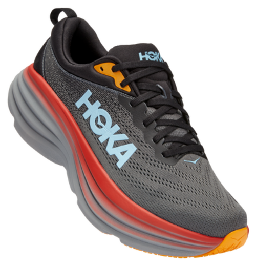 Кроссовки мужские Hoka Bondi 8 серые 11.5 US