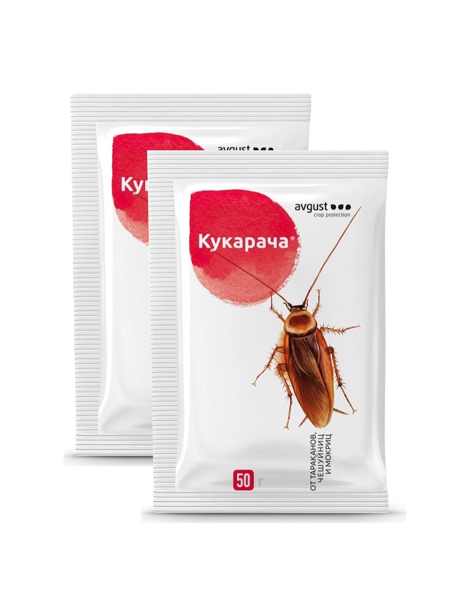 

Комплект Инсектицидное средство Кукарача 50 гр. х 2 шт.