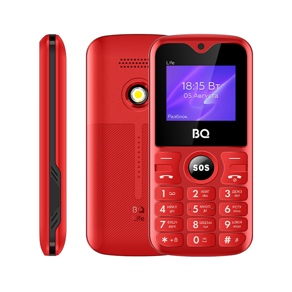 

Мобильный телефон BQ 1853 Life Red/Black
