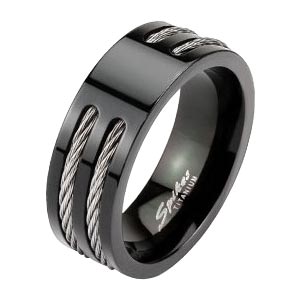 

Кольцо из титана р. 20,5 Spikes R-TM-3653, R-TM-3653