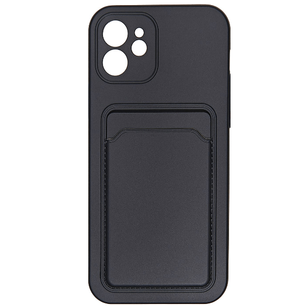 фото Чехол для iphone 12 mini card черный nobrand