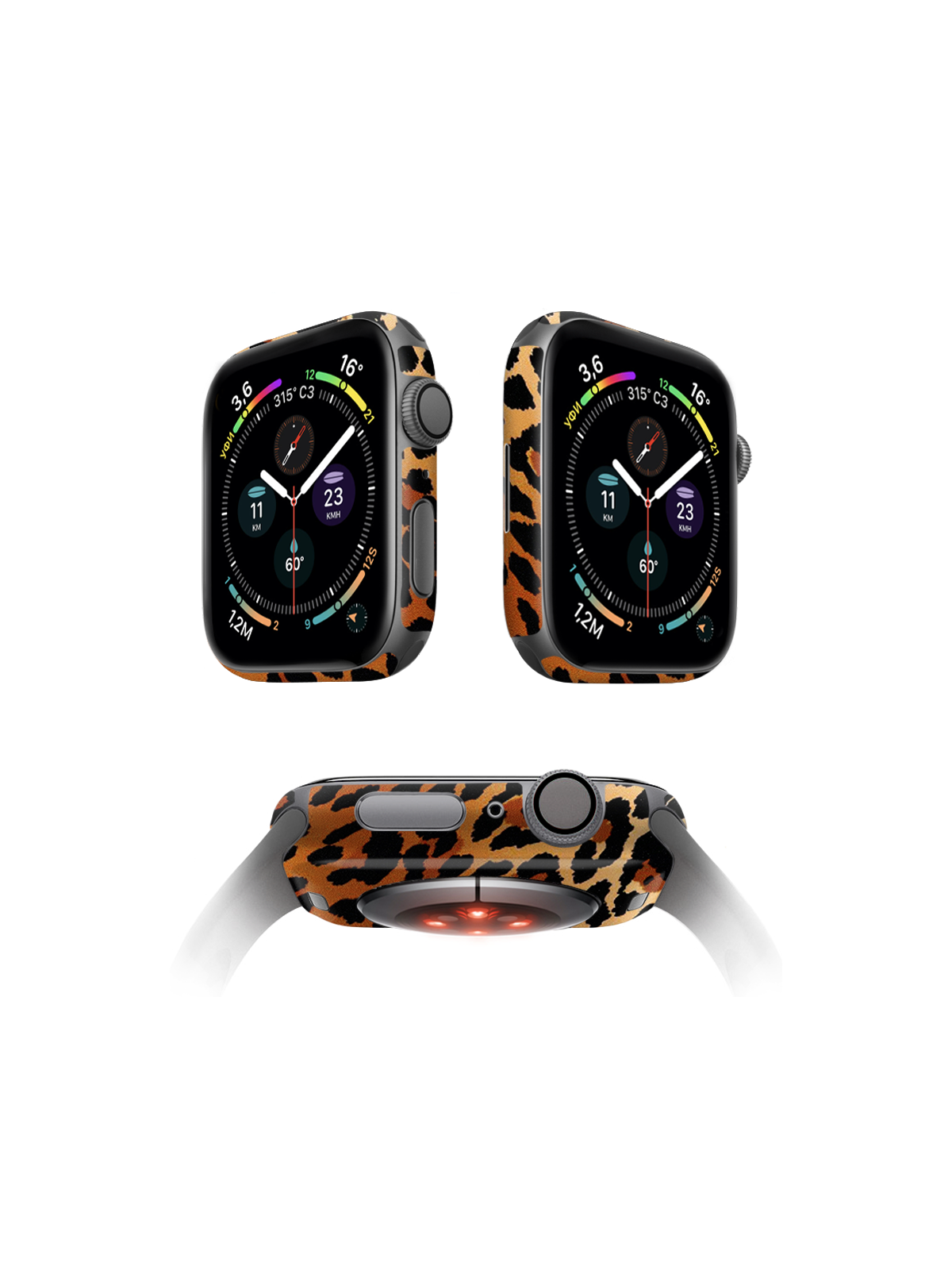 

Защитная пленка MOCOLL для корпуса Apple Watch серия 7 41mm (2шт) Леопард