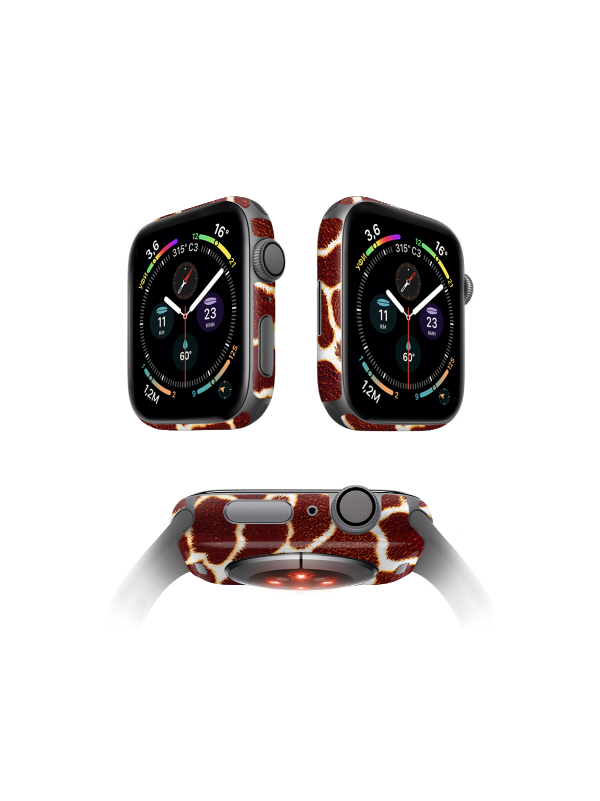

Защитная пленка MOCOLL для корпуса Apple Watch серия 7 41mm (2шт) Жираф