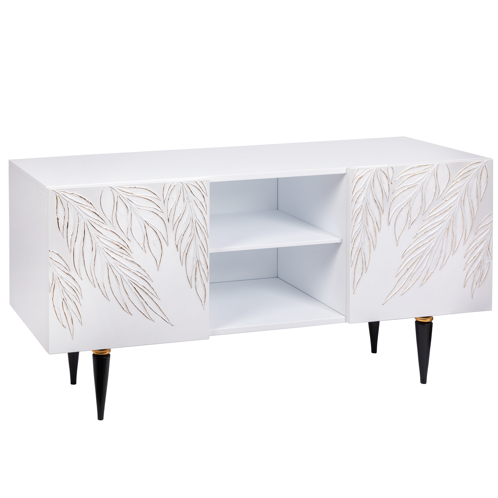 

Тумба под ТВ BOGACHO Тропик Классика Айс Найт Голд