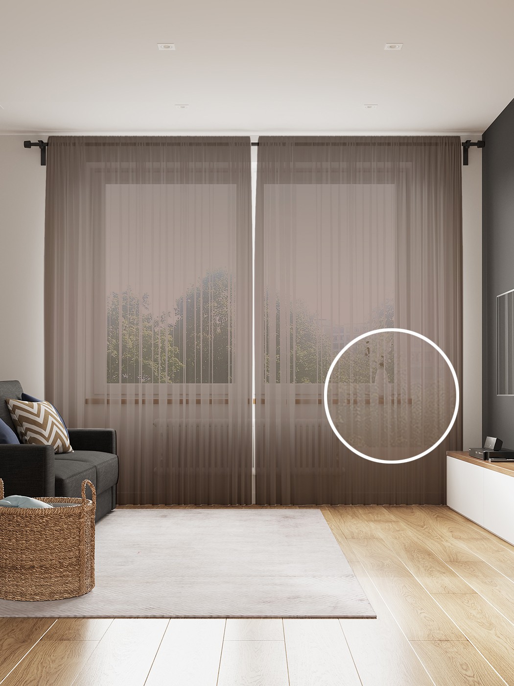 

Фототюль JoyArty "Темный шоколад", 145x265см (2 полотна со шторной лентой + 50 крючков), Темный шоколад