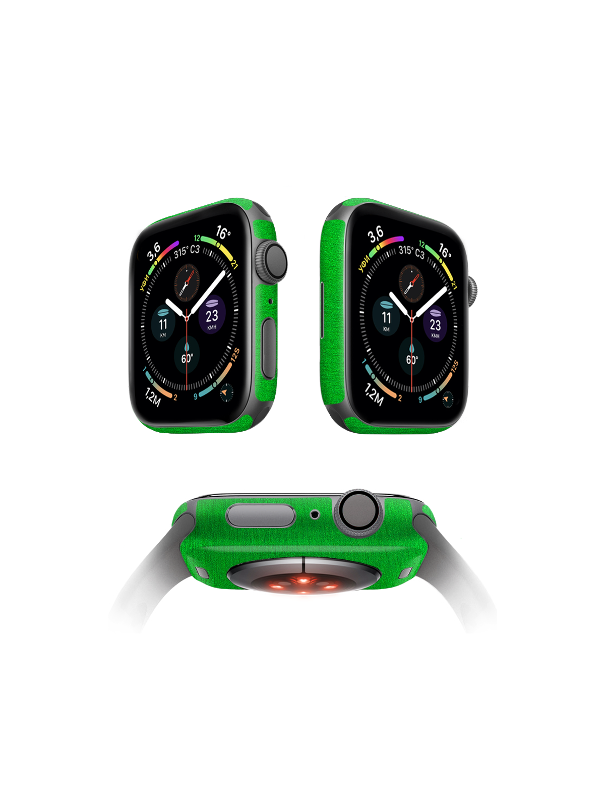 

Защитная пленка MOCOLL для корпуса Apple Watch серия 7 41mm (2шт) Металлик Зеленый