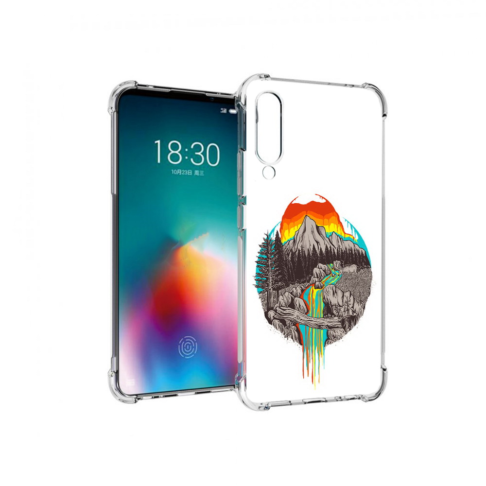 

Чехол MyPads Tocco для Meizu 16T Радужный водопад (PT144619.90.144), Прозрачный, Tocco