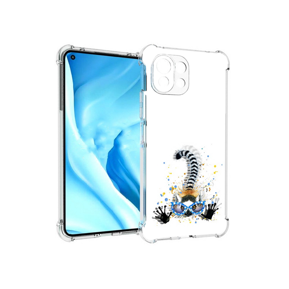 

Чехол MyPads Tocco для Xiaomi Mi 11 Lite лямур (PT159462.256.454), Прозрачный, Tocco