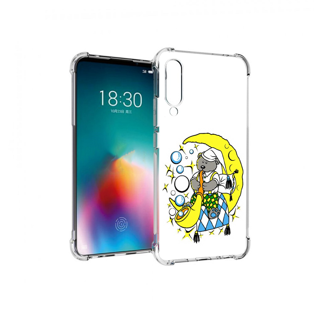 

Чехол MyPads Tocco для Meizu 16T Сырная луна (PT144619.90.167), Прозрачный, Tocco
