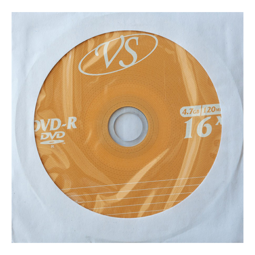 фото Диск dvd-r vs 16x 4,7 гб