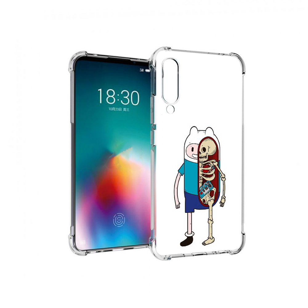 

Чехол MyPads Tocco для Meizu 16T Финн скелет (PT144619.90.187), Прозрачный, Tocco