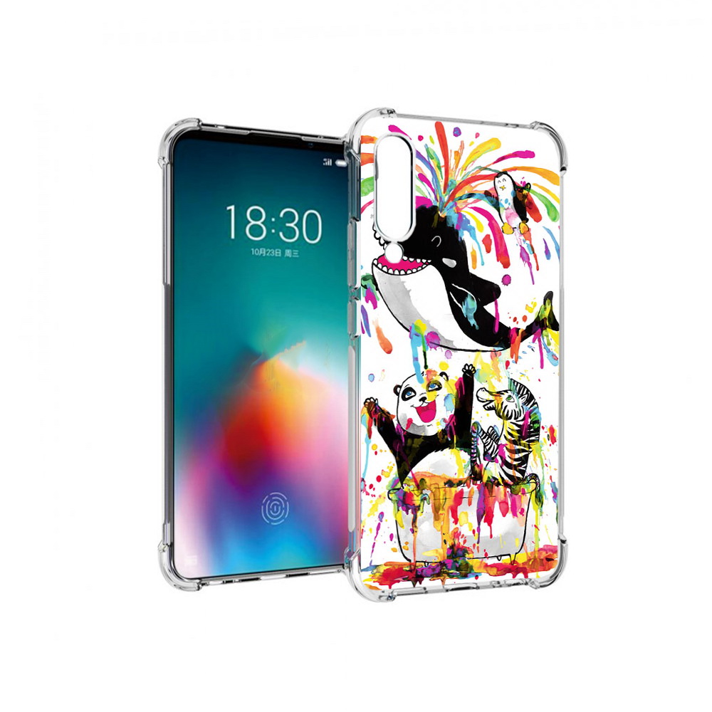 

Чехол MyPads Tocco для Meizu 16T Хиппи кит (PT144619.90.191), Прозрачный, Tocco