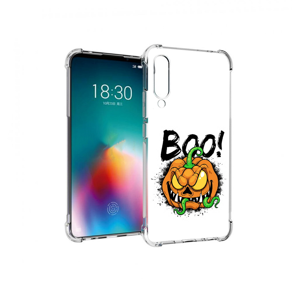 

Чехол MyPads Tocco для Meizu 16T Хэллоуин бу (PT144619.90.193), Прозрачный, Tocco