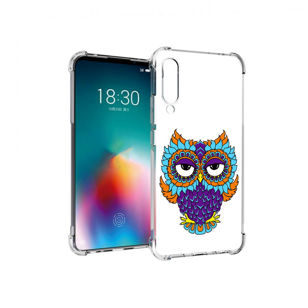 

Чехол MyPads Tocco для Meizu 16T Цветная сова (PT144619.90.198), Прозрачный, Tocco