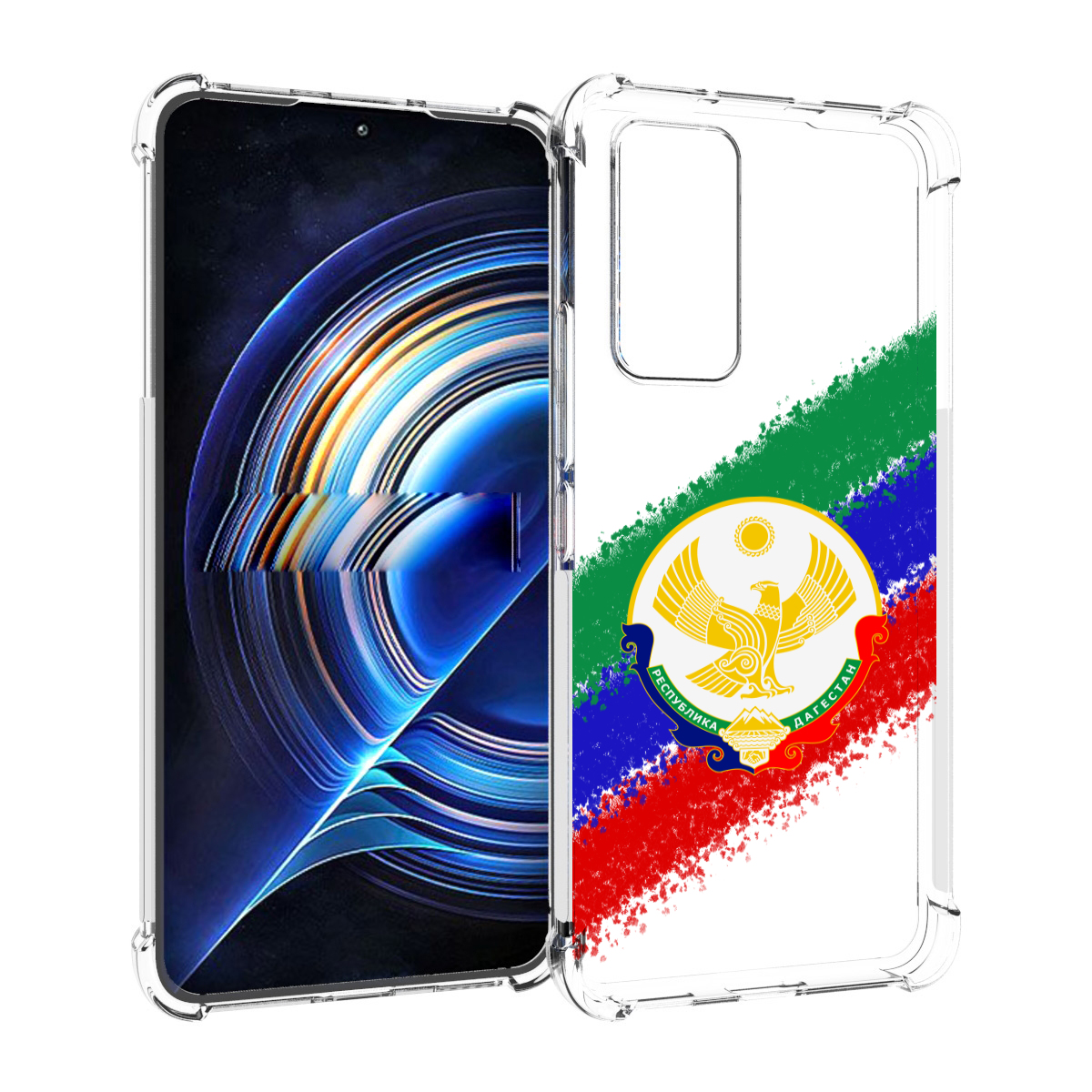 

Чехол MyPads герб флаг Дагестана для Tecno Camon 19 Neo, Прозрачный, Tocco