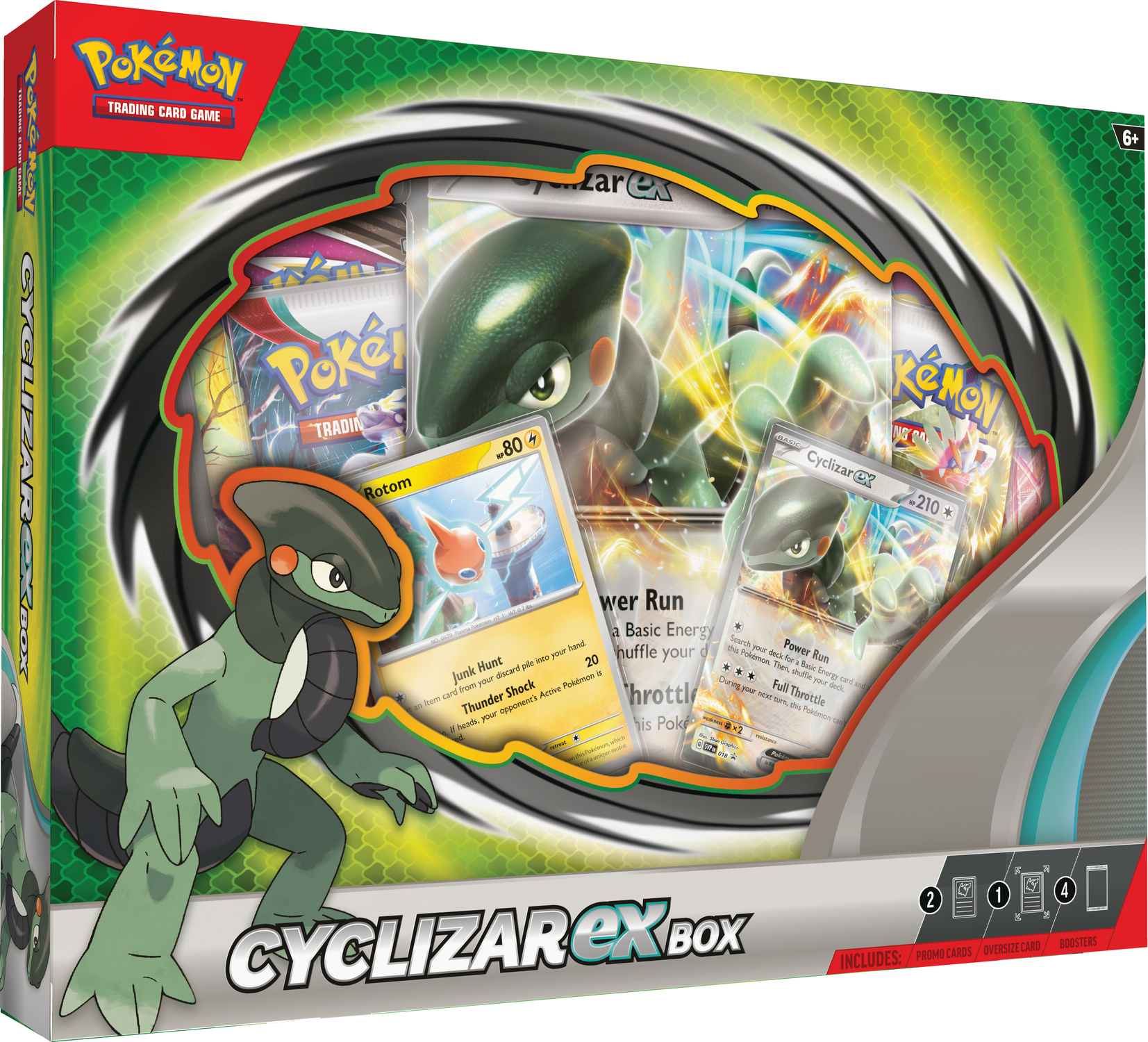 фото Набор карточек pokemon cyclizar ex box (scarlet & violet)