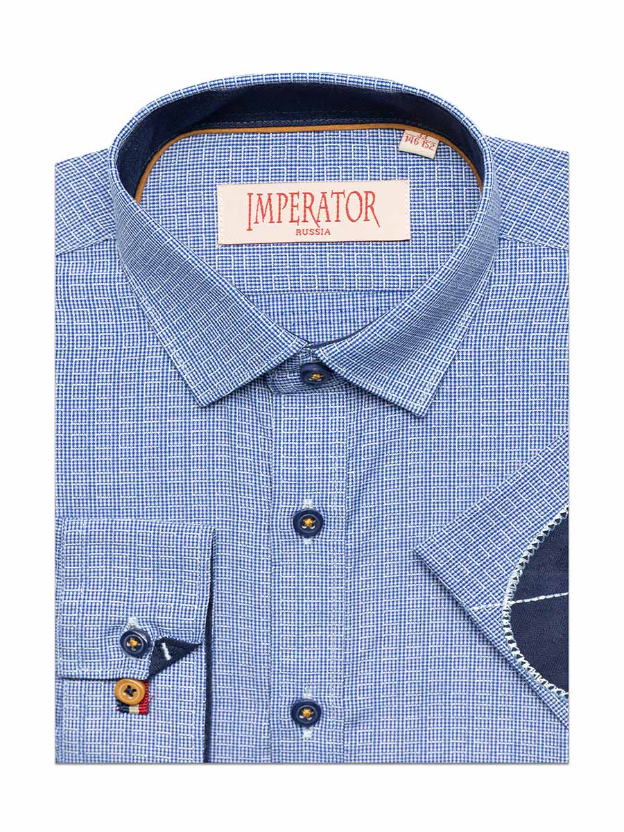 Рубашка детская Imperator Smart 1_LOK, синий, 146