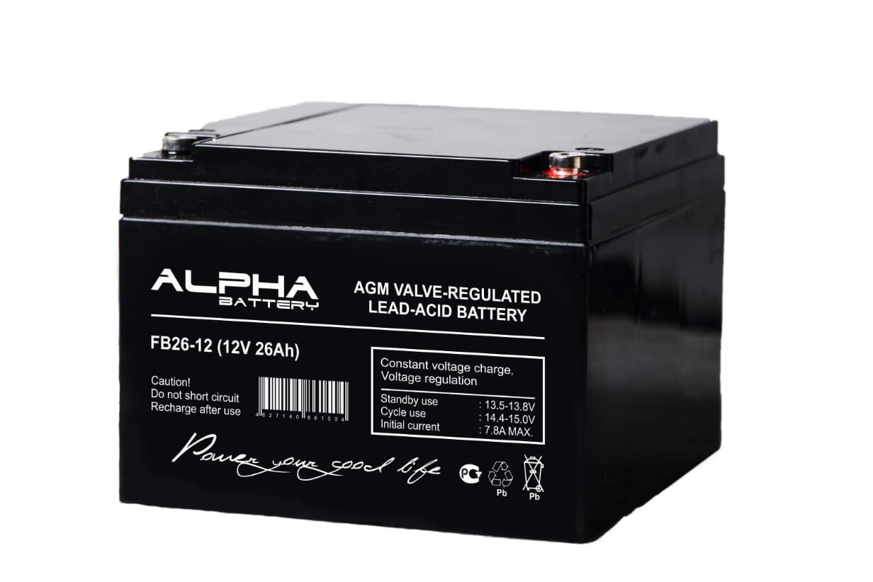 

Аккумулятор для ИБП ALFA Battery 26 А/ч 12 В (4185)