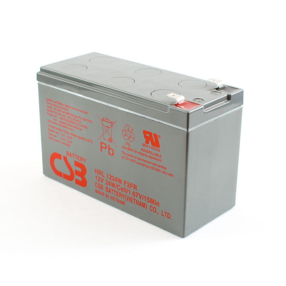 фото Аккумулятор для ибп csb hrl 1234 w f2 (12в 9ач / 12v 9ah) для ибп