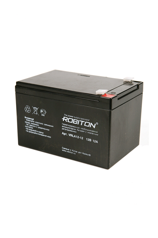 фото Аккумулятор для ибп robiton vrla12-12 (12в 12ач / 12v 12ah)