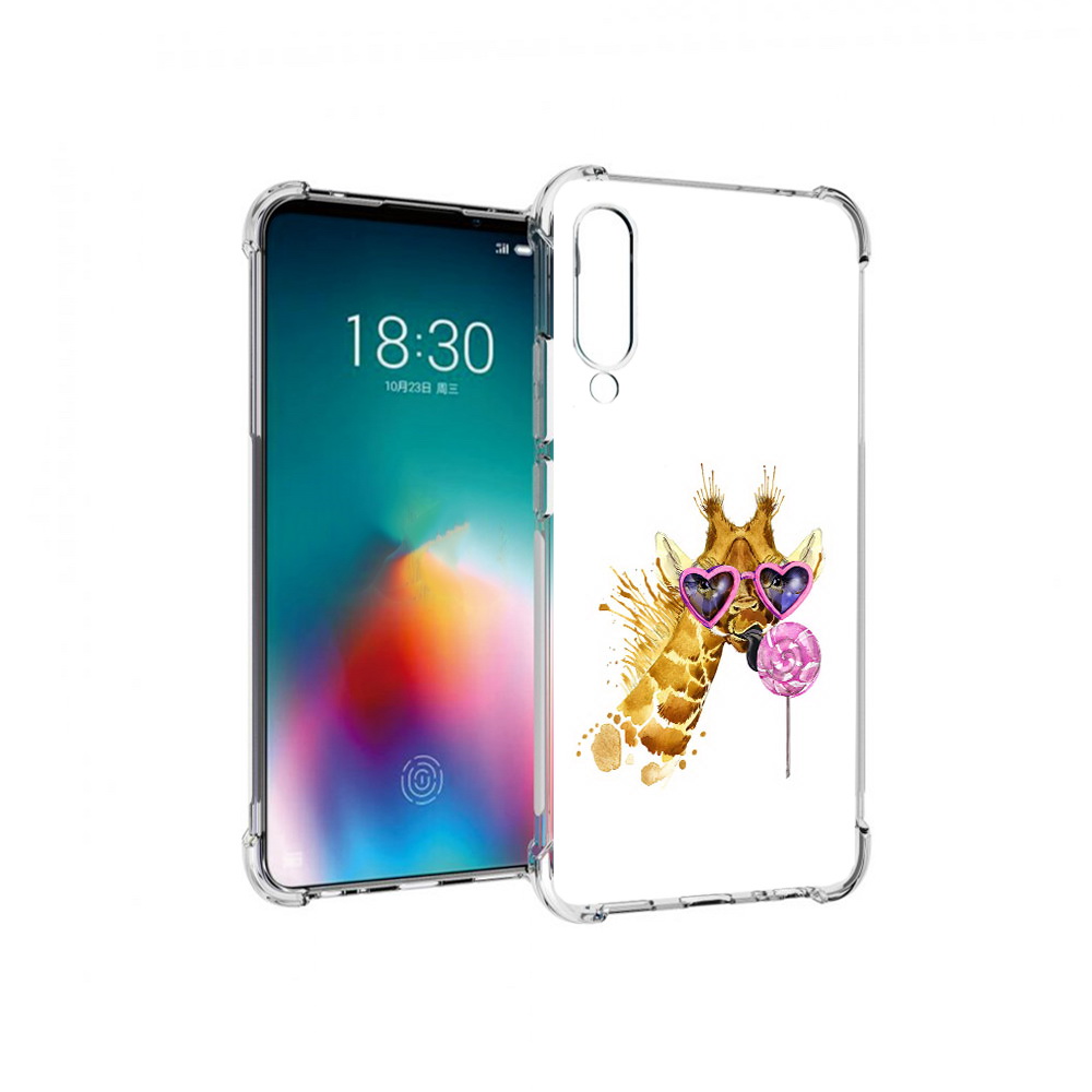 

Чехол MyPads Tocco для Meizu 16T акварельный жираф (PT144619.90.217), Прозрачный, Tocco