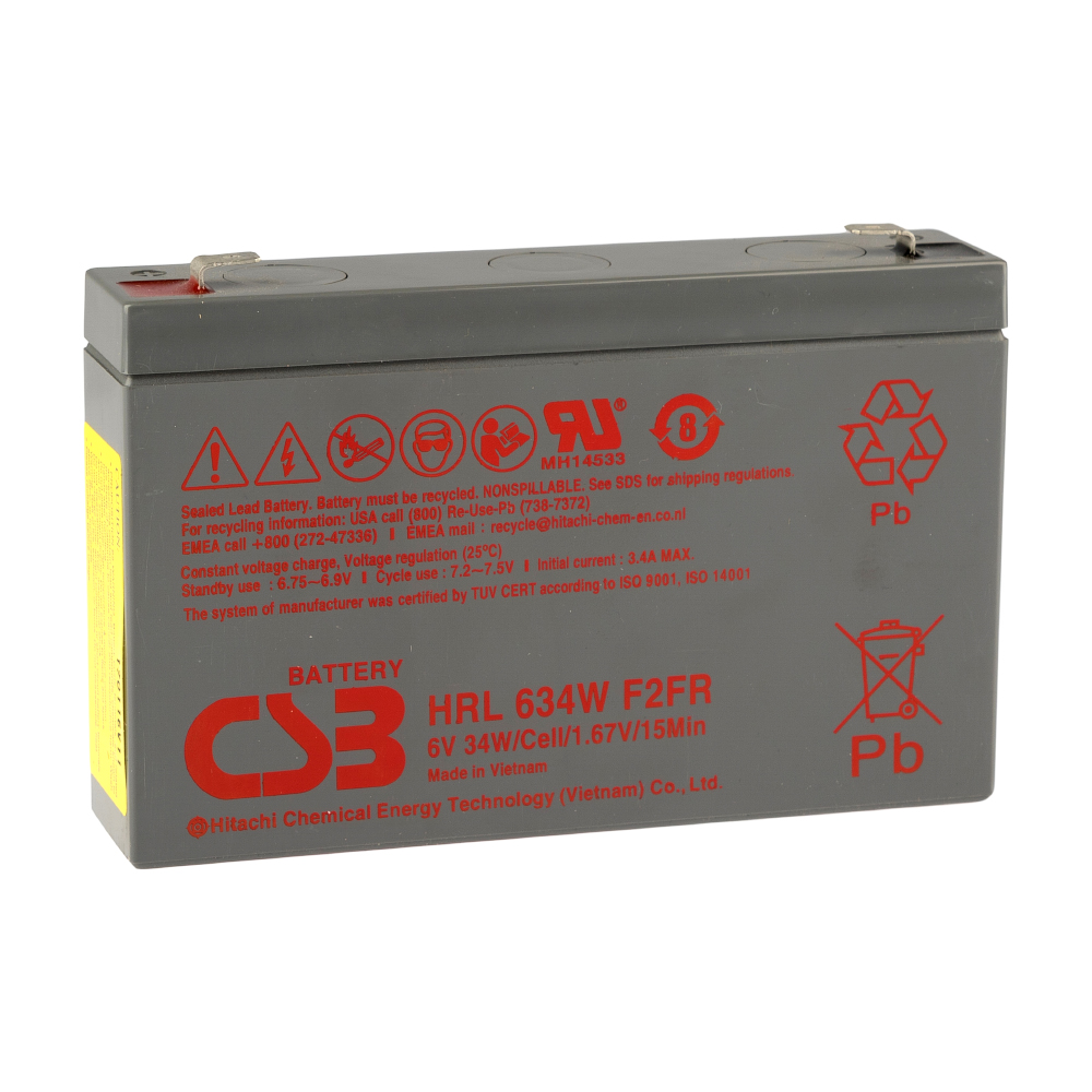 Аккумулятор для ИБП CSB 9 А/ч 6 В (6962)