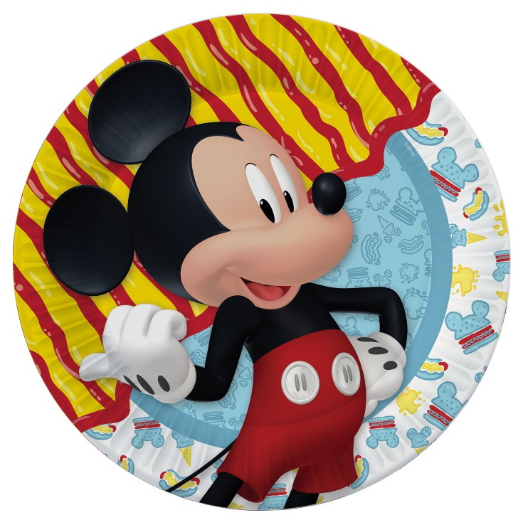 

Тарелки одноразовые ND Play Mickey Mouse 3D бумажные 180 мм 6 шт.
