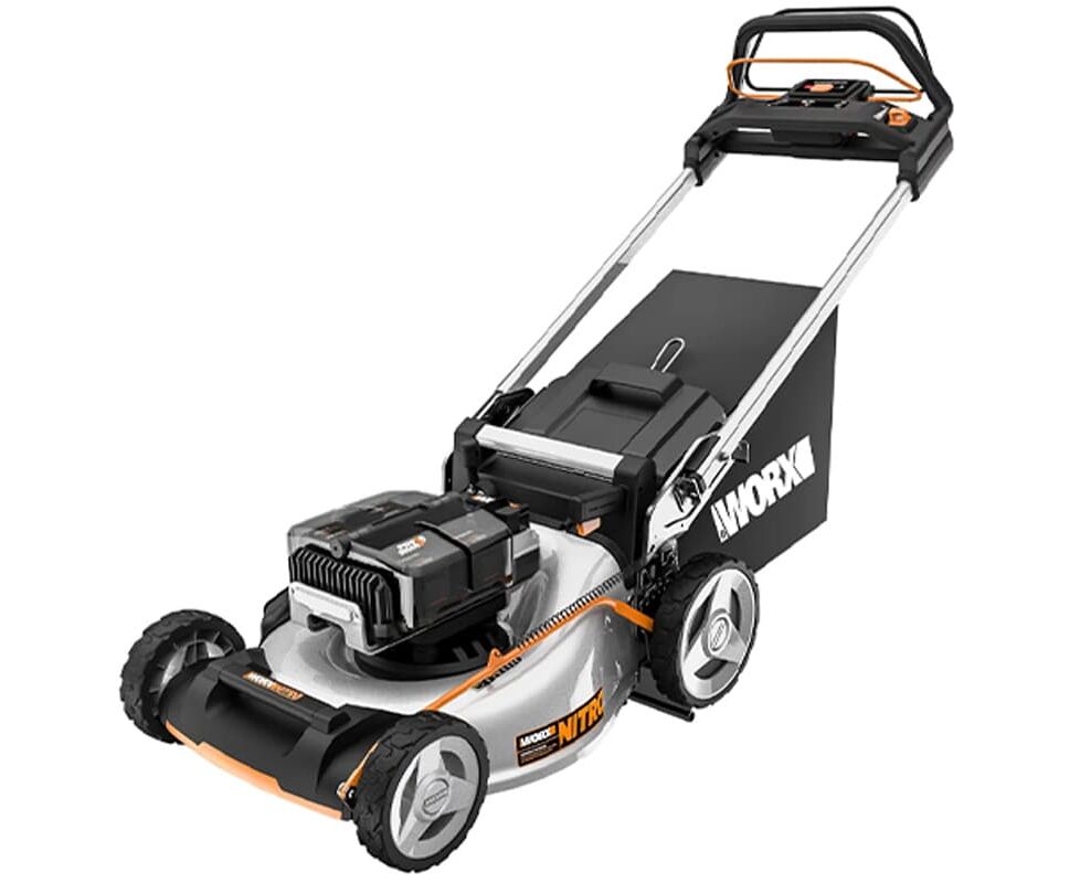 Газонокосилка аккумуляторная самоходная WORX WG761E