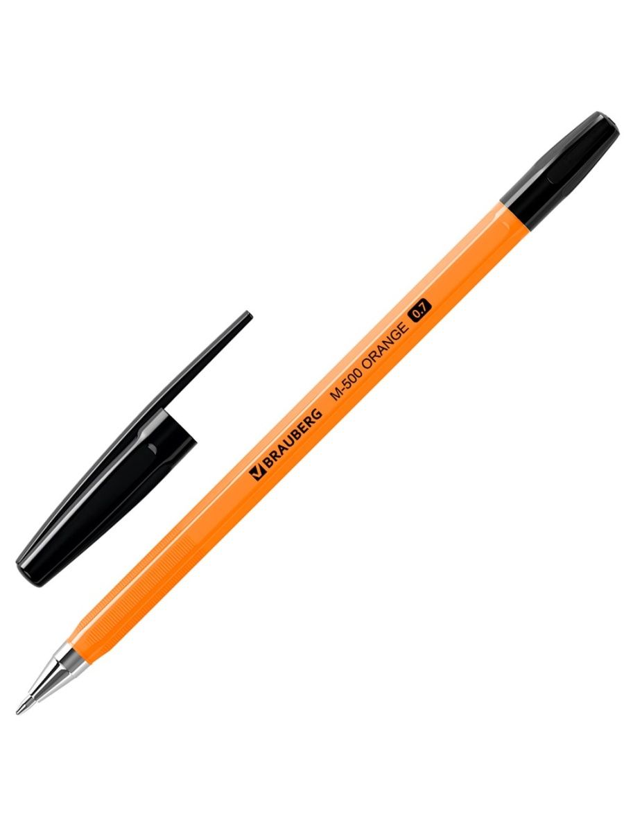 

Ручки Brauberg шариковые M-500 ORANGE 50 шт