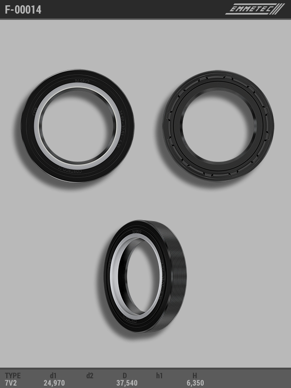 

Сальник рулевой рейки EMMETEC 24.97x37.54x6.35 (7V2) F-00014, F-00014, F00014