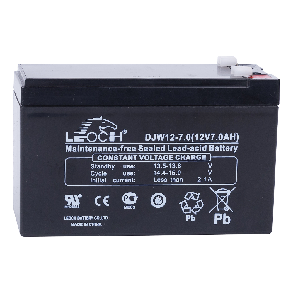 фото Аккумулятор для ибп leoch djw12-7.0 (12в 7ач / 12v 7ah)