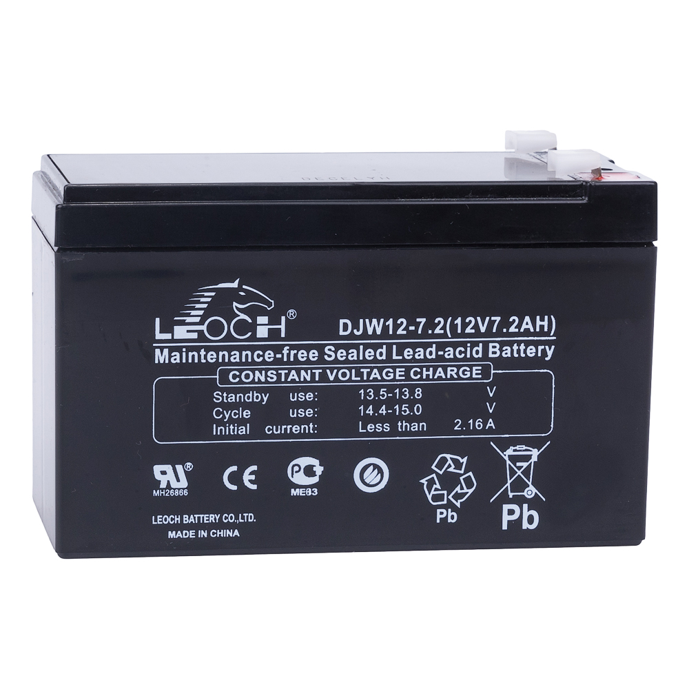 фото Аккумулятор для ибп leoch djw12-7.2 (12 в 7.2 ач / 12 v 7.2 ah)