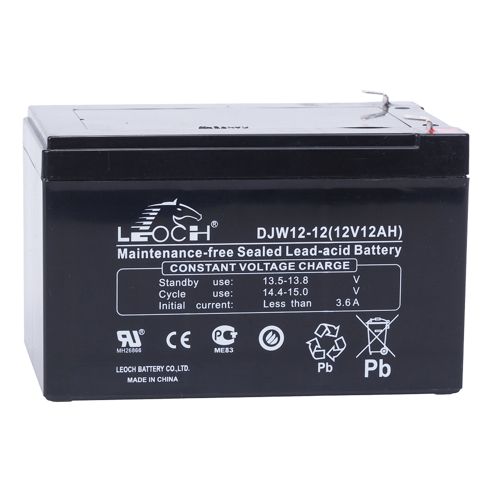 фото Аккумулятор для ибп leoch djw12-12 (12в 12ач / 12v 12ah)