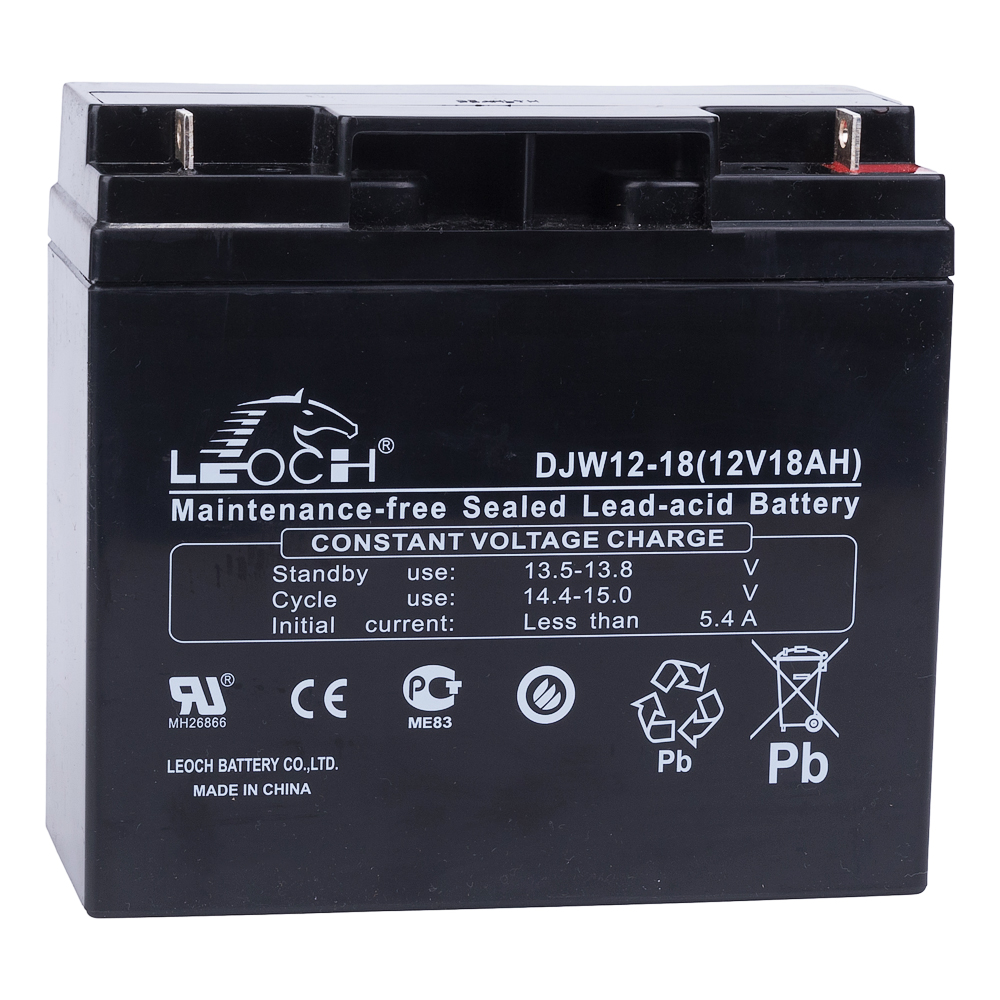 Свинцово-кислотный аккумулятор LEOCH DJW12-18 12В 18Ач / 12V 18Ah