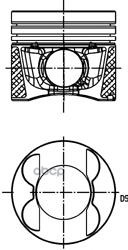 

Поршень KOLBENSCHMIDT 40096630 Dm.83.01x2.0x2.0x2.0 +45.65